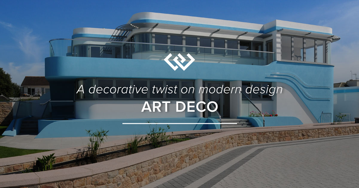 Image of a home with Art Deco architecture style