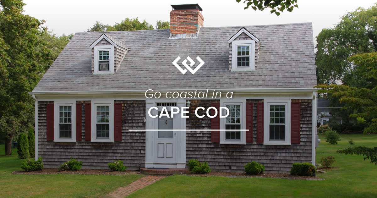 A home deisgned in Cape Cod Architecture Style