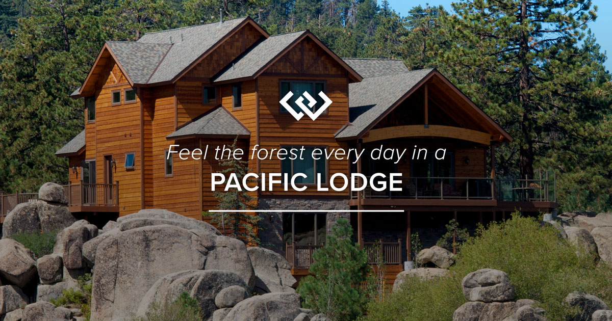 A home built in Pacific Lodge architecture style